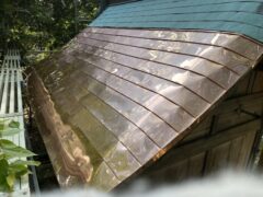 神社屋根完了
